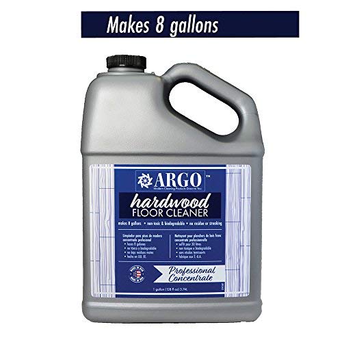 ARGO Hardwood Floor Cleaner, Compare to Bona, Professional Concentrate Ideal for Industrial, Commercial, and Residential Use, Makes 8 Gallons of Solution, 1 Gallon