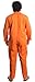 Ann Arbor T-shirt Co. Prisoner Jumpsuit | Orange Prison Inmate Halloween Costume Unisex Jail Criminal