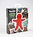 Tovolo Gingerbread Boys Templates Reverse, Dishwasher Safe, Set of 6 Cookie Stamps with Cutter