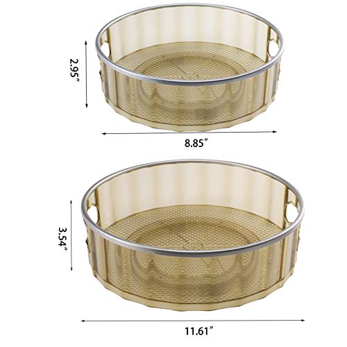 Watpot Plastic Lazy Susan Turntable Nonskid Pantry Kitchen