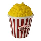 Xinzistar Kawaii Jumbo Slow Rising Squishies Cream Scented Squeeze Kid Toy Phone Charm Gift for Stress Relief (Porcorn)