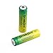 OVERMAL 2PCS 14500 3.7V 1200mAH BRC Lithium Rechargeable Li-ion Battery + Smart Charger
