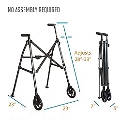 Able Life Space Saver Walker Short, Junior