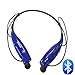 Bradychan® Wireless Bluetooth V4.0+EDR HV-800 Neckband Sport Stereo Universal Headset Headphone for Smartphone&Other Bluetooth-enabled Tablets Black White Red Sky Blue Pink (Dark blue)