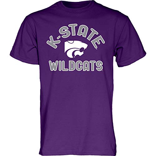 Blue 84 Men's Kansas State Wildcats T Shirt Line Up Team Color, Kansas State Wi…