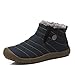 SITAILE Women Men Unisex Couple Snow Boots With Fur Fashion Winter Shoes