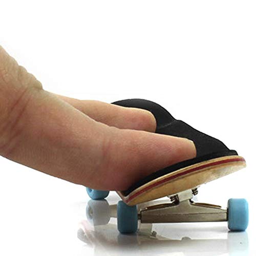 Professional Mini Maple Wooden Finger Skateboard Toy Set for Kids (White)