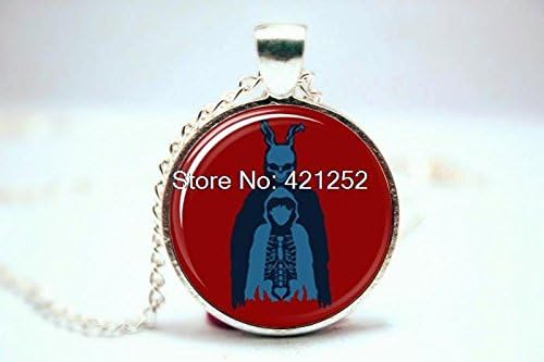 Pretty Lee 2015 Fashion Donnie Darko Inspired Necklace Glass Photo Cabochon Necklace Christmas gift
