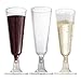 Oojami 70 pc Gold Glitter Plastic Classicware Glass Like Champagne Wedding Parties Toasting Flutes Party Cocktail Cups
