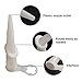 10-Pack Caulk Nozzles - Brostown Universal 360 Degree Rotating Bent Cartridge Sealant Nozzle Plastic Caulking Glue Head