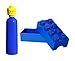 Lego Lunch Kit Bundle with Lunch Box and Water Bottle (Blue)