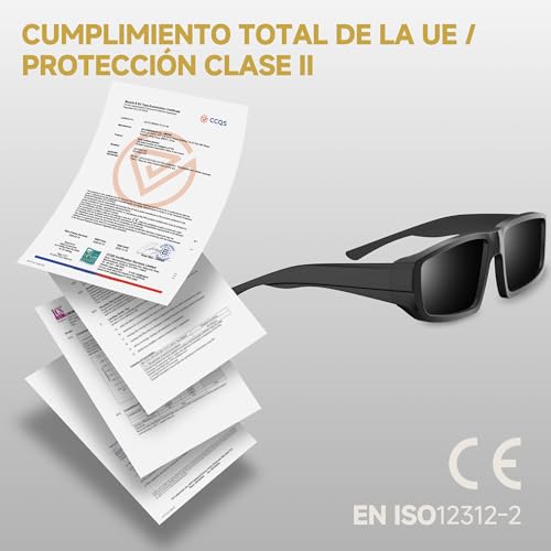 Plastic Solar Eclipse Glasses Approved ISO 12312-2 & CE Certified - Safe for Direct Observation - Glasses for Viewing Solar Eclipses - AAS Listed - Total Eclipse 2026