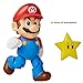 World of Nintendo Super Mario, 4” Articulated Figure with Super Star