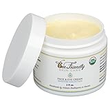 USDA Certified Organic Face & Eye Moisturizer By BeeFriendly Sensitive Collection - Deep Moisturizing All In One Face, Eye, Neck and Decollete Anti Aging Cream Reduces Wrinkles & Fine Lines