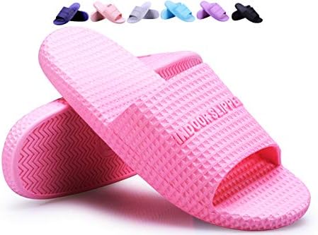 Zertu Slippers Men's and Women's Summer Bathroom Sandals Non-Slip Soft Bottom Shower House Slippers for Men and Women