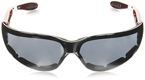 Bobster ESH221 Shield Sport Sunglasses,Red Frame/Smoked Lens,one size