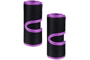 SZITW Slim Your Arms with Sauna Sweat Bands - 2 Pack Arm Trimmers for Women and Men - Adjustable Sports Arm Guard for Exercis