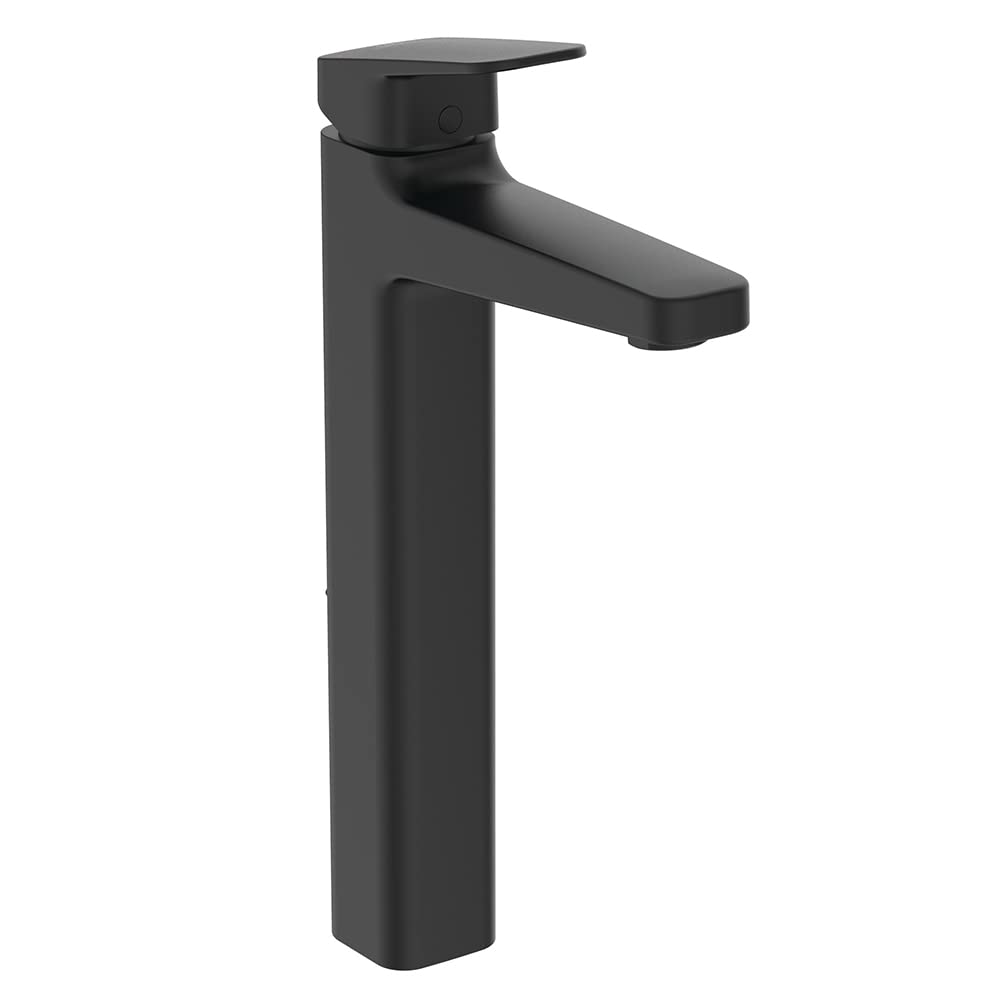 Ideal Standard Ceraplan Single Lever Vessel Basin Mixer, BD255XG, Silk Black
