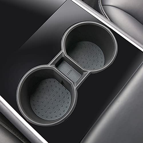 BMZX Tesla Model 3 Model Y Cup Holder Insert Silicone Cup Keeper Fits