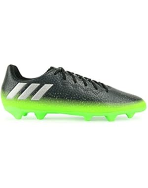 Kids Messi 16.3 FG/AG Dark Grey/Silver Metalic/Solar Green Soccer Shoes