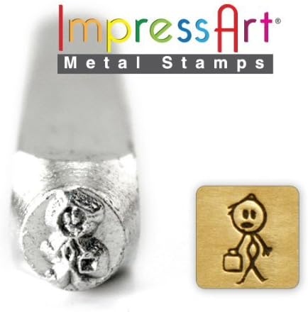 ImpressArt- 7mm, Dad- Stick Figure Design Stamp by ImpressArt Metal Stamps