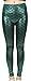 Simplicity Women's Mermaid Fish Scale Printing Ankle Length Leggings