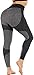 RUNNING GIRL 5 inches High Waist Yoga Leggings, Compression Workout Leggings for Women Yoga Pants Tummy Control (Y-Black, XL)
