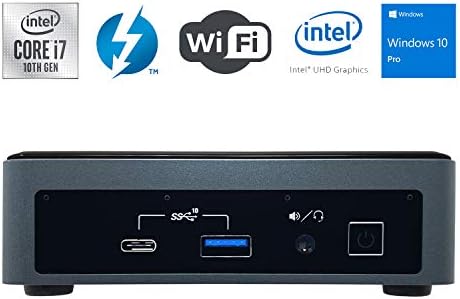 Intel Nuc Nuc10i7fnk Ultra Small Mini Pc Htpc 10th Gen Intel 6 Core I7 10710u Up To 4 70 Ghz Cpu 16gb Ddr4 Ram 1tb Nvme Ssd Wi Fi Bluetooth Intel Uhd Graphics Windows 10