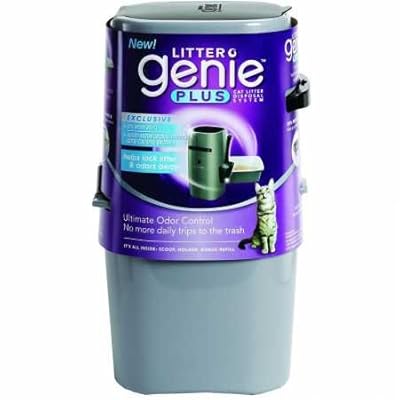 Litter Genie Plus Pail Silver