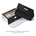 JS NOVA JUNS 6 slots watch box Jewelry Organizer Lockable Sunglass Display Case with Black Faux Leather