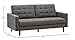Amazon Brand – Rivet Cove Mid-Century Modern Tufted Apartment Sofa, 72