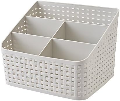 Fanmeili SN2245 Desktop Organizer Desk Storage Container, Grey