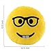 Nerd Boy Pillow 12.5 Inch Large Yellow Smiley Emoticon