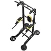 YIN QM Multifunctionele Verstelbare Power Cage met Haken Dip Bars, workout Station Home Gym voor Gewichtheffen…