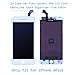 SZRSTH Compatible with iPhone 6 Plus Screen Replacement White 5.5 Inch LCD Display Screen Digitizer Frame Full Assembly Include Full Free Repair Tools Kit+Instruction+Screen Protector