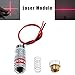 HiLetgo 3pcs 650nm 5mw Laser Head Laser Tube Adjustable Focus 3~5V Red Laser Tube for Sight Positioning Sighting Telescope(Dot/Horizontal Line/Cross Optional) (Horizontal Line)