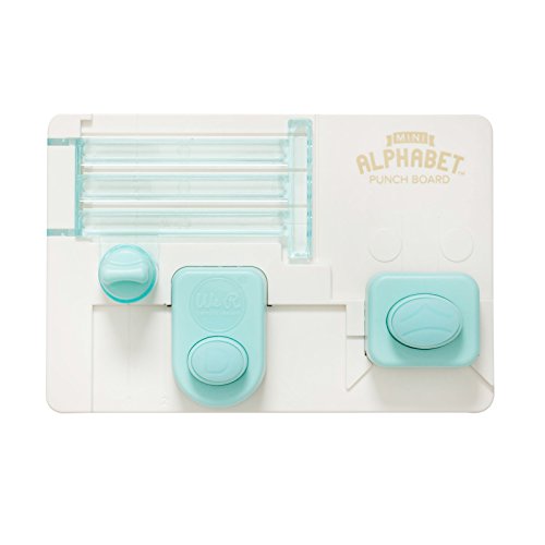 American Crafts Mini Alphabet Punch Board by We R Memory Keepers
