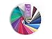 Compact Color Fan Cool Summer with 35 Colors for Color Analysis and Image Consulting