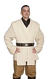 Jedi-Robe Men's Star Wars Obi-Wan Kenobi Tunic Set X-Large Brown