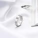 Dubeauty Love Ring Lifetime Titanium Stainless Steel Couples Wedding Engagement Anniversary Engraved Bands Silver Size 6