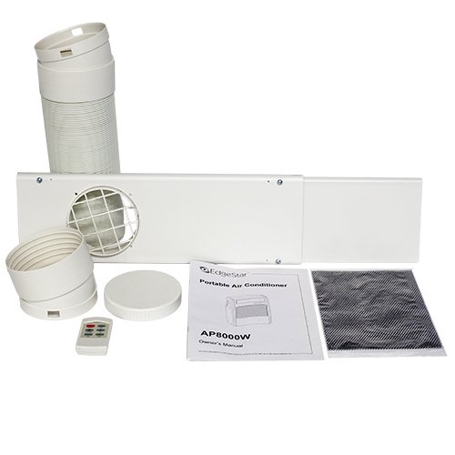 EdgeStar AP8000W Portable Air Conditioner with Dehumidifier and Fan for