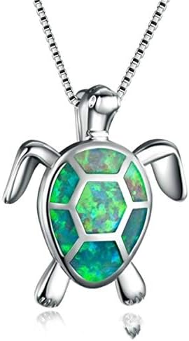Danzh Necklace Cute Turtle Shape White Pendant Ladies Rhinestone Fashion Women Necklace Jewelry Gifts
