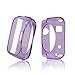 Apple Watch Series 4 Case, 2win2buy Shockproof Rugged Armor Bumper Cover with Strap Bands -2 in 1 All-Round Protection for Men/Women (Purple, Apple Watch Series 4 Case 40mm)