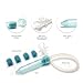 Little Martin's Baby Nasal Aspirator - FDA Approved Safe Reusable Washable Snot Sucker for Newborn & Infant - BPA Free Nose Cleaner - Baby Shower Gift (Blue, Manual)