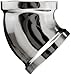 Merit Brass-C102-08 Chrome Plated Brass Pipe Fitting, 45 Degree Elbow, 1/2
