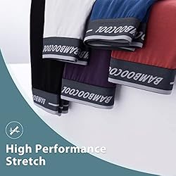BAMBOO COOL Men's Underwear Boxer Briefs Soft