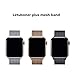 Letuboner Compatible for Apple Watch Band 38mm 40mm 42mm 44mm,Wristband Mesh Loop with Adjustable Magnetic Closure Replacement Bands for iWatch Series 1/2/3/4 (Silver, 38mm/40mm)