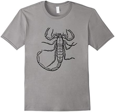 Mens Scorpion t shirt - Scorpion t-shirt - Ethnic Tribal Tshirt 3XL Slate