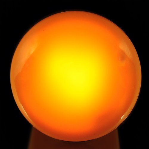 Light Up Orange Glowing LED Ring (Set of 12)