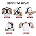 Hecmoks Posture Corrector Back Support Brace for Men and Women - Improves Posture, Prevents Slouching and Hunching, Reliefs Upper Back and Neck Pain - Adjustable and Comfortable with Underarm Pads